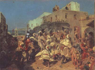 Alfred Dehodencq Blacks Dancing in Tangiers (san26) Germany oil painting art